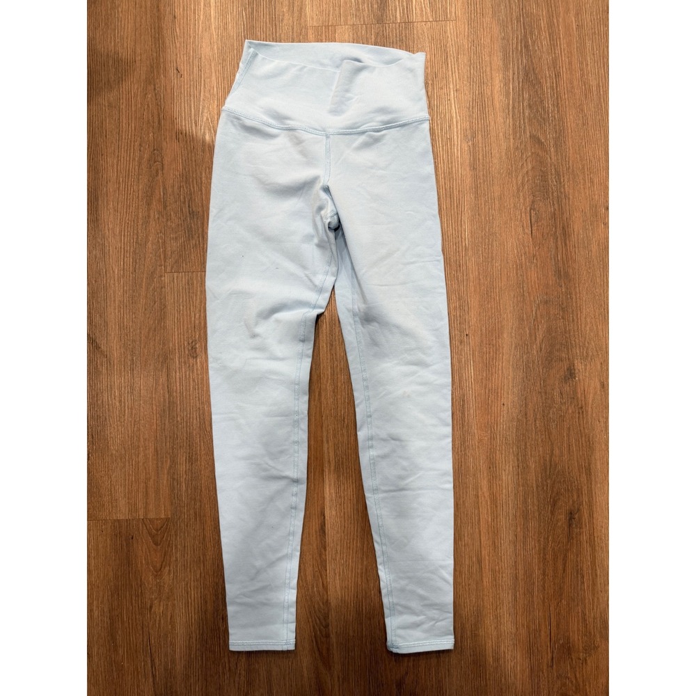 Alo Yoga High Waist Leggings Light Blue Womens Small Yoga Pants W233